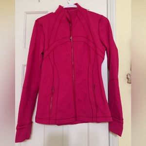 Pink Lululemon swiftly jacket size 8